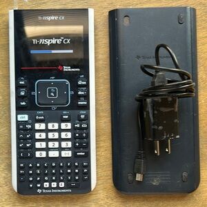 Texas Instruments Black and Silver Calculator